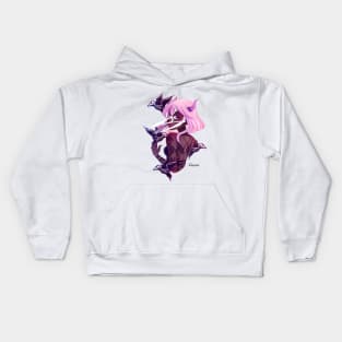 Zoe Raven Necromancer Kids Hoodie